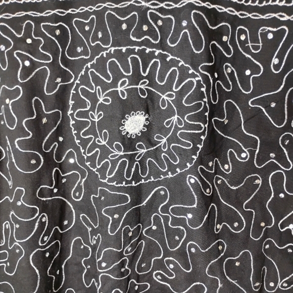 Choices Embroidered Jacket Size S Casual Chic Artsy Everyday Layer - Picture 7 of 9